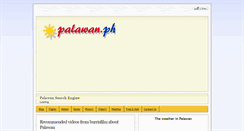 Desktop Screenshot of palawan.ph